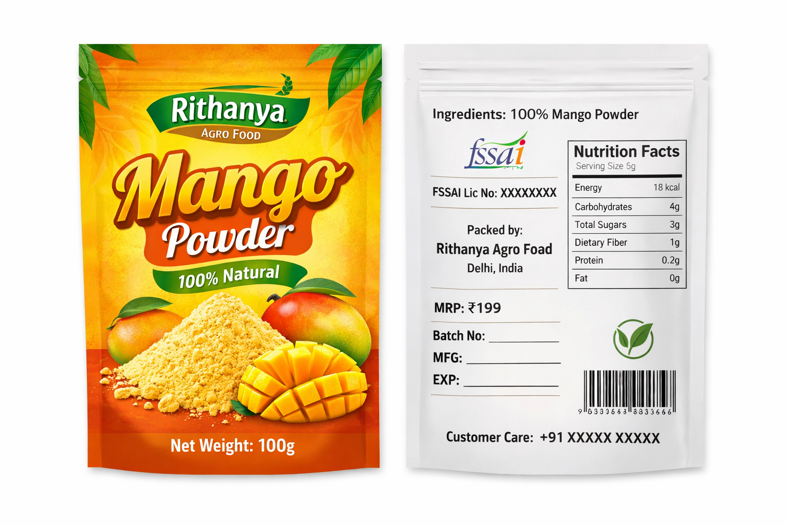 Mango Fruit Powder 100gm